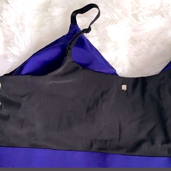 NWT FABLETICS BLACK/PURPLE MODERATE SUPPORT FULL COVERAGE SPORT BRA 2X 18/20 - Picture 7 of 14